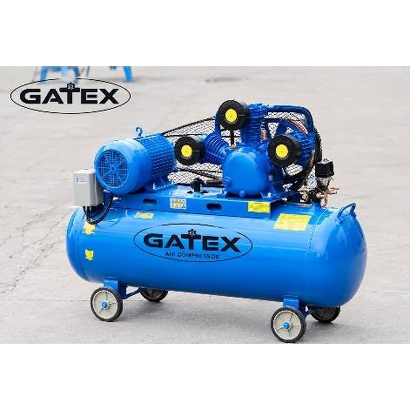 Máy nén khí dây đai GATEX 7.5HP 250 lít 380V áp 12 bar