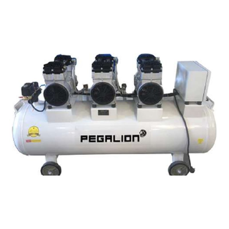 Máy nén khí không dầu giảm âm Pegalion TM-OF1100x3-180L 4.5HP 180 lít