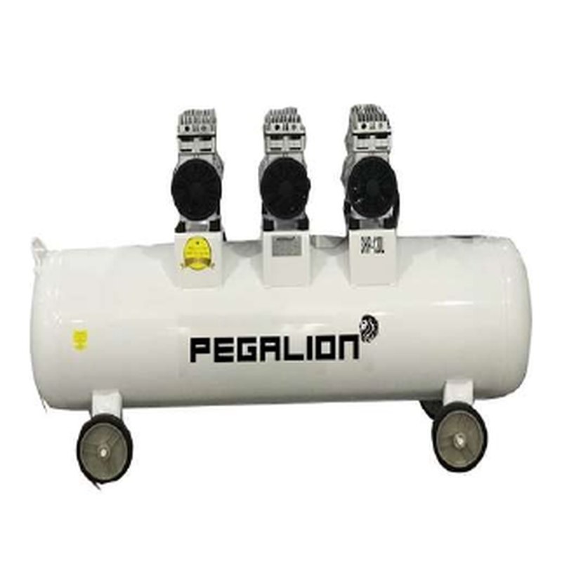 Máy nén khí không dầu giảm âm Pegalion TM-OF750x3-120L 3HP 120 lít
