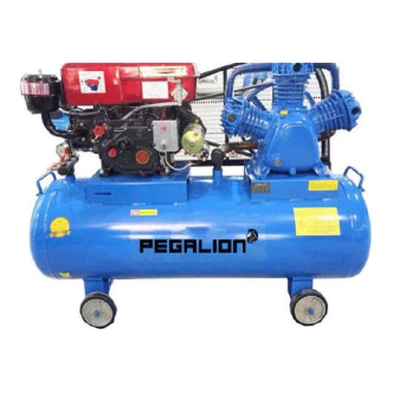 Máy nén khí chạy dầu diesel Pegalion TM-W-1.0/8-330L 10HP 330 lít